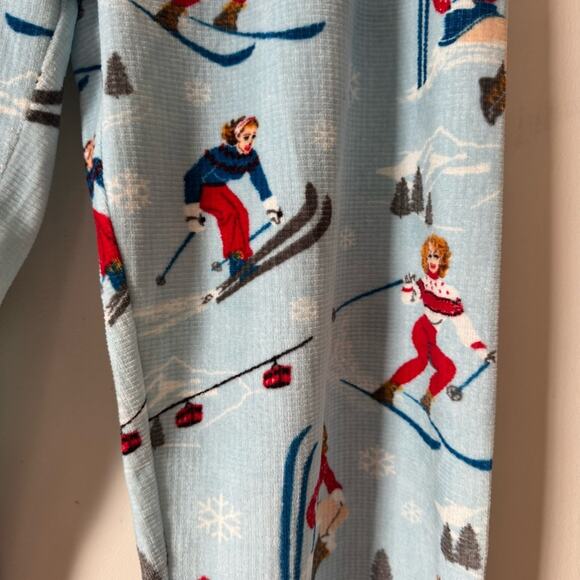NWT PJ Salvage Vintage Velour Retro Ski Girls Lounge Pants Joggers Pajamas L - Picture 5 of 7